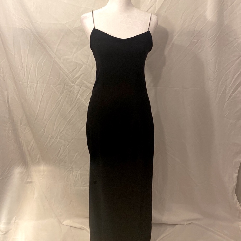 NWT Vertigo black column dress 4
